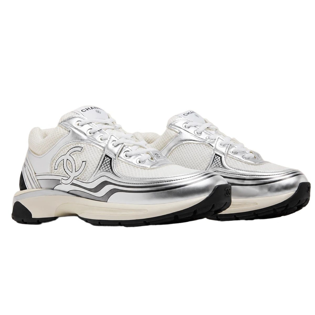 CHNL Runner Blanc argenté