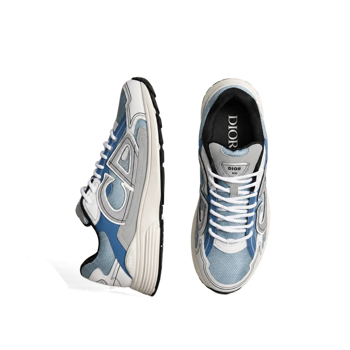 CD B30 Bleu Gris et Blanc